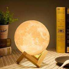 3D լուսին լամպ