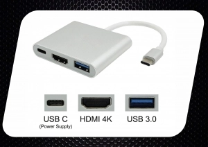 USB 3.1 Type-C to HDMI USB 3.0 USB-C HDTV 4k