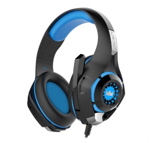 Լարային ականջակալ Crown 101T Gaming Blue