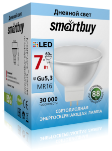 Լամպ SmartBuy SBL-GU5_3-07-40K/4․9 սմ