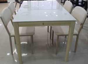 WH011 100x60cm Խոհանոցային սեղան աթոռներով