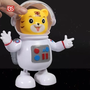 Խաղալիք էլ-ով մուլտիկացված ռոբոտ տիեզերագնաց արջուկ պարող, երաժշտական
