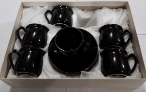 Սուրճի բաժակներ սև սափորաձև