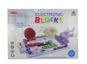 Խաղ լեգո Electronic Blocks պտտակով լիցքավորվող,լույսով ձայնով ռադիո