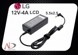 12V 4A 65W (5.5x2.5 m) MONITOR charger adapter