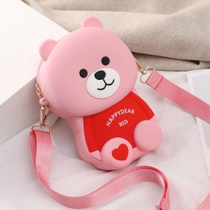 Happy bear pink 01