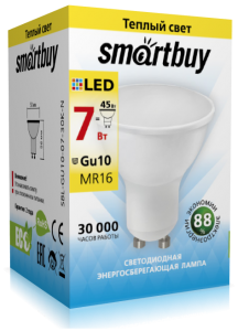 Լամպ SmartBuy SBL-GU10-07-30K-N/4․9 սմ