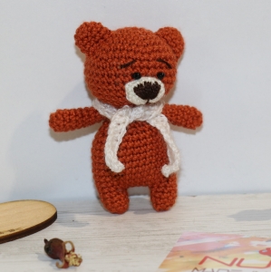 Ձեռագործ խաղալիք ArmNurik Bear Orange