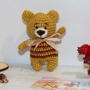 Ձեռագործ խաղալիք ArmNurik Bear Yellow