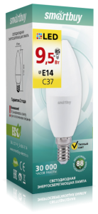 Լամպ SmartBuy SBL-C37-9.5-30K-E14